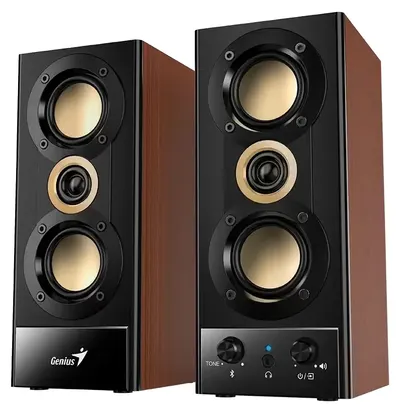 Sistem audio Genius - SP-HF800BT, 2.0, 20W, Bluetooth 5.3, maro