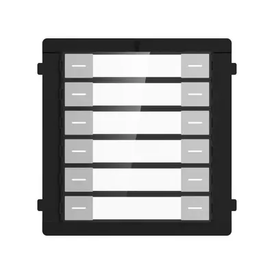 Modul de extensie videinterfon cu 12 butoane de apelare Hikvision DS-KD- K12 montaj aplicat sau ingropat (acesoriile de montaj n