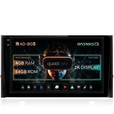 Navigatie 2K Skoda Kodiaq, Android, S-Quadcore 4GB RAM + 64GB ROM, 10.36 Inch - AD-BGS100042K+AD-BGRKIT028