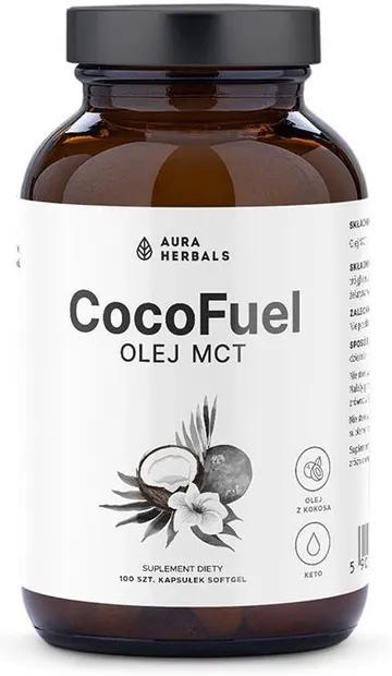 CocoFuel, 100 capsule, Aura Herbals