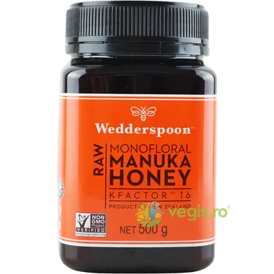 Miere De Manuka KFactor 16 RAW 100% Naturala 500g