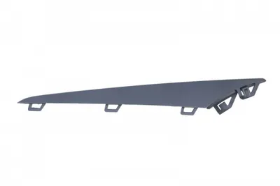 Ornament bara fata stanga (cu strat de baza, gri, AMG STYLING) potrivit MERCEDES E-KLASA W213 01.20-10.23
