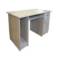 Birou Nero cu 1 usa si 1 sertar, Sonoma, 120 x 74 x 60 cm
