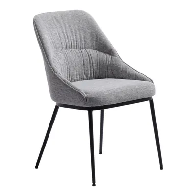 Scaune de dining gri 2 buc. Meridian – Unique Furniture