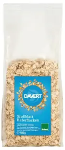 Fulgi de ovăz bio, mari, 500 g, Davert
