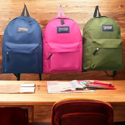Ghiozdan simplu școlar unisex – 43x31x14 cm – model Sport – H688