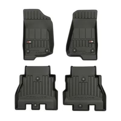Covor podea FROGUM TPE, 4 buc. proLine 3D, set, culoare neagra, potrivit JEEP WRANGLER IV 11.17