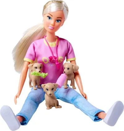 Set de joacă Simba Toys Steffi Love – Dresor de câini, 29 cm