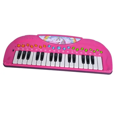 Orga de jucarie unicorn Simba roz 42 cm