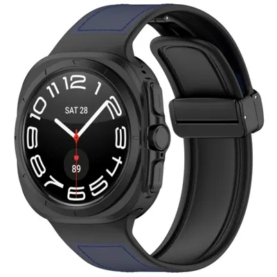 Curea Techsuit W056 pentru Samsung Galaxy Watch Ultra Series, Bleumarin