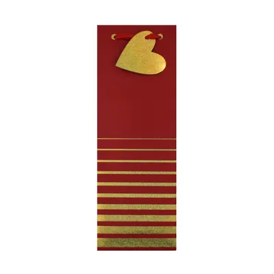 Pungă băuturi Clairefontaine roșu-auriu
