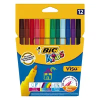 Carioci, 12 culori/set, Bic Visa