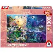 Puzzle 1000 piese, Rose Cat Khan