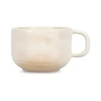 Ceașcă bej din gresie ceramică 220 ml Aquarel – S|P Collection