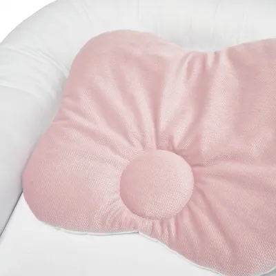 Babynest pentru copii Twins Velvet roz