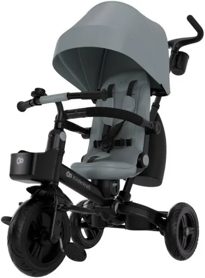 Tricicletă KinderKraft - Aveo 2 Plus, Grey