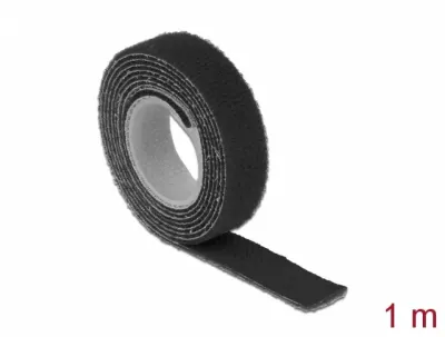 Rola cu arici neagra 1m x 13mm, Delock 18709