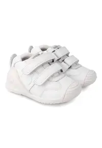 Pantofi copii baieti din piele naturala 221001-C050 - Alb