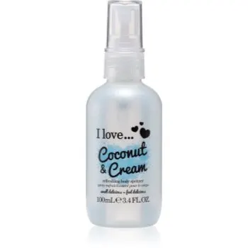 I Love Coconut & Cream spray de corp racoritor pentru femei