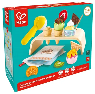 Set joc HaPe International - Colț cu înghețată, 20 piese