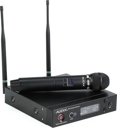 Microfon vocal cu receptor AUDIX - AP41 VX5A, negru