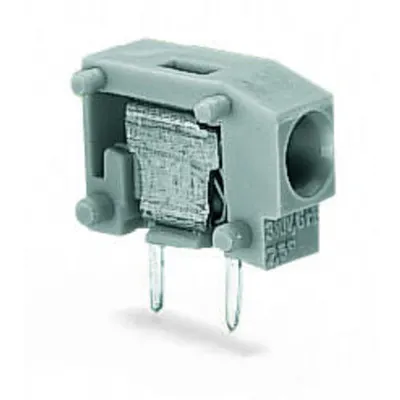 Stackable PCB terminal block; 2.5 mm²; Pin spacing 5/5.08 mm; 1-pole; PUSH WIRE®; 2,50 mm²; light green