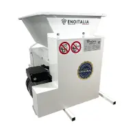 Eno 15 smalto, zdrobitor desciorchinator struguri, cu motor, Enoitalia, cuva si carcasa din tabla smaltuita, cuva cu snec, motor 0,75kW, productivitate 1600-1800 kg/h, productie Italia - Default Title