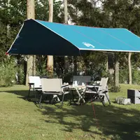Gossi prelata de camping, albastru, 420x440 cm, impermeabila