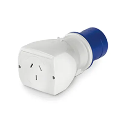 One-Way Adaptornip20 16a 2p+e 250v South African
