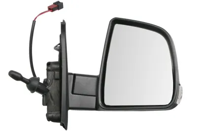 Oglinda laterala dreapta mecanica, convex potrivit FIAT DOBLO II; OPEL COMBO D 09.14-12.22