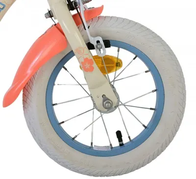 Bicicleta pentru copii EL Disney Stitch 12 inch, frana de mana pe ambele roti, scaun si ghidon reglabil, spite metalice, roti gonflabile, stopuri reflectorizante