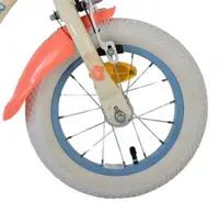 Bicicleta pentru copii EL Disney Stitch 12 inch, frana de mana pe ambele roti, scaun si ghidon reglabil, spite metalice, roti gonflabile, stopuri reflectorizante