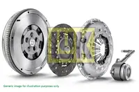 Set ambreiaj cu volanta masa dubla si rulment hidraulic AUDI A3, Q3; SEAT ALHAMBRA, ALTEA, ALTEA XL, LEON; SKODA OCTAVIA II, SUPERB II, YETI; VW CADDY III, CADDY IV, CC, EOS, GOLF PLUS 2.0D dupa 2003