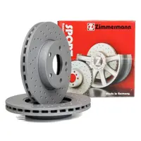 Disc Frana Perforat Fata Zimmermann Sport Bmw Seria 6 E64 2004-2010 150.3403.52