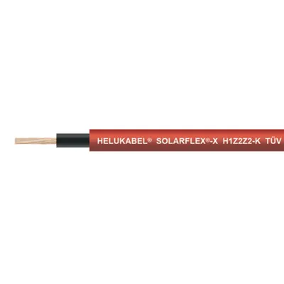 Cablu Solar rosu H1Z2Z2-K 1x6mm – Cablu Fotovoltaic 1500V DC Rezistent UV