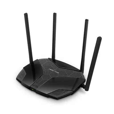 Router wireless Dual-Band Mercusys AX3000 MR80X, 2.4-5 GHz, WiFi 6, 3000 Mbps, 4 porturi