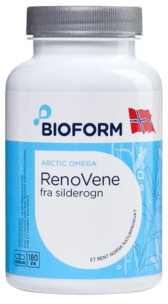 RenoVene Formulă pentru colesterol și inimă, 180 capsule, Bioform