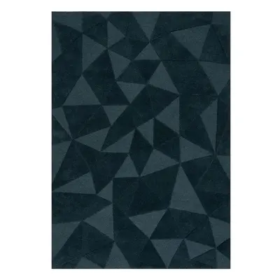 Covor albastru-verde țesut manual din lână 240x340 cm Shard – Flair Rugs