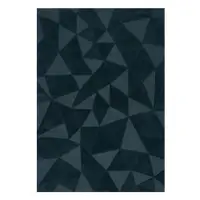 Covor albastru-verde țesut manual din lână 160x230 cm Shard Teal – Flair Rugs