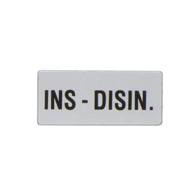 Eticheta cu Text pentru Lpx Au100 Legend Holder, For Selector Switches, Ins. - Disin.