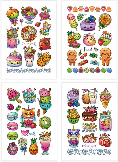 Set de tatuaje temporare Dodo - Sweet