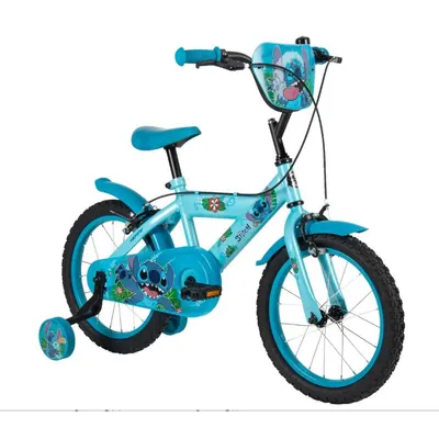 Bicicletă pentru copii Disney Stitch 14" 24915W, Albastru