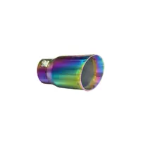 Ornament toba colorat model tesit inox universal sport tuning intrare 60mm iesire 70mm Cod: C83