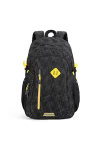 Rucsac cu compartiment pentru laptop - Negru/Galben