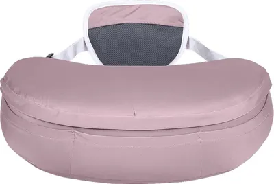 Pernă de alăptare Matea - Cu design adaptiv, cenușă de trandafir