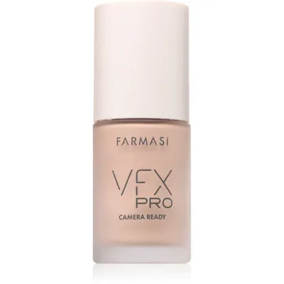 Farmasi VFX Pro Camera Ready fond de ten cu acoperire ridicată cu efect matifiant culoare 01 30 ml