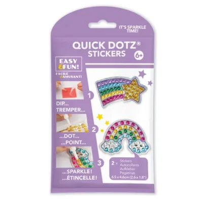 Set creativ super-rapid, autocolante BIG DOTZ - Stea Cometa si Curcubeu