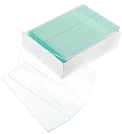 Lame pentru microscop Discovery – 75 × 25 × 1 mm, 50 bucăți, transparente