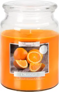 Lumânare parfumată Bispol Premium - Orange, 500 g