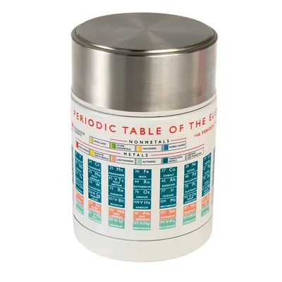 Termos crem-argintiu pentru mâncare, pentru copii 450 ml Periodic Table – Rex London